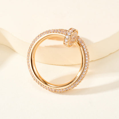 [Noble Aura jewelry]JUSTE RING 2.6MM FULL DIAMOND