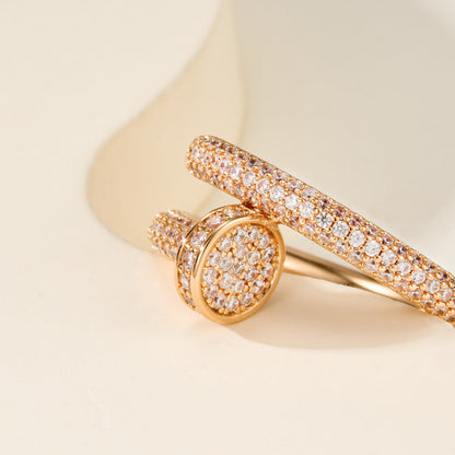 [Noble Aura jewelry]JUSTE RING 2.6MM FULL DIAMOND