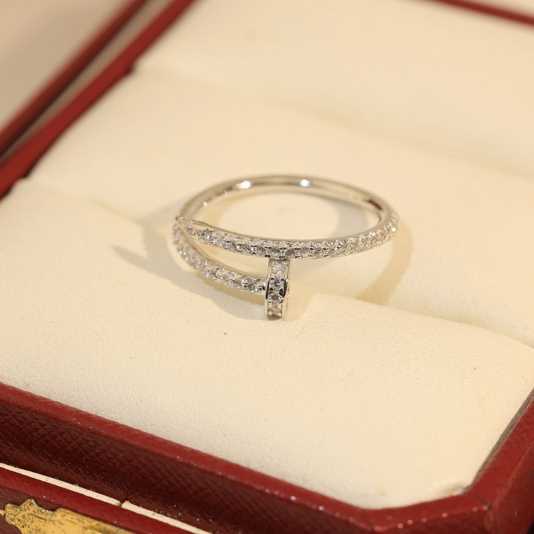 [Noble Aura jewelry]JUSTE 1.8MM FULL DIAMOND RING