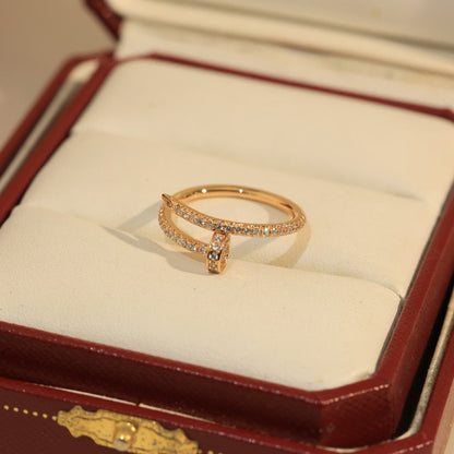 [Noble Aura jewelry]JUSTE 1.8MM FULL DIAMOND RING