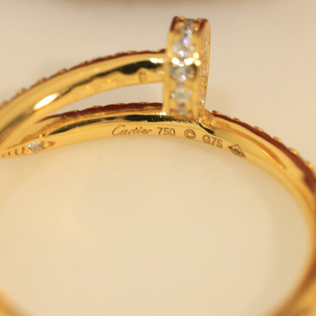 [Noble Aura jewelry]JUSTE 1.8MM FULL DIAMOND RING