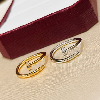 [Noble Aura jewelry]JUSTE 1.8MM HALF DIAMOND RING