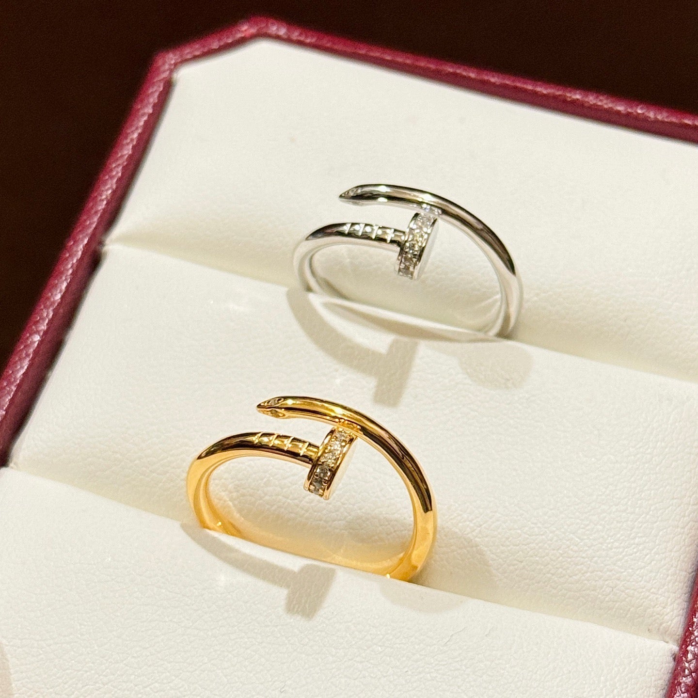 [Noble Aura jewelry]JUSTE 1.8MM HALF DIAMOND RING