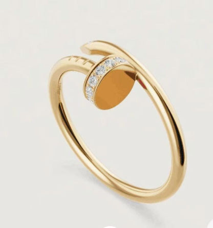 [Noble Aura jewelry]JUSTE 1.8MM HALF DIAMOND RING