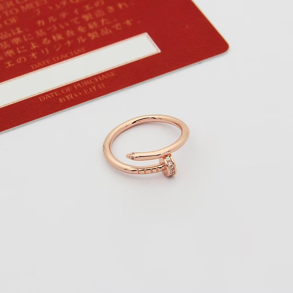 [Noble Aura jewelry]JUSTE 1.8MM HALF DIAMOND RING