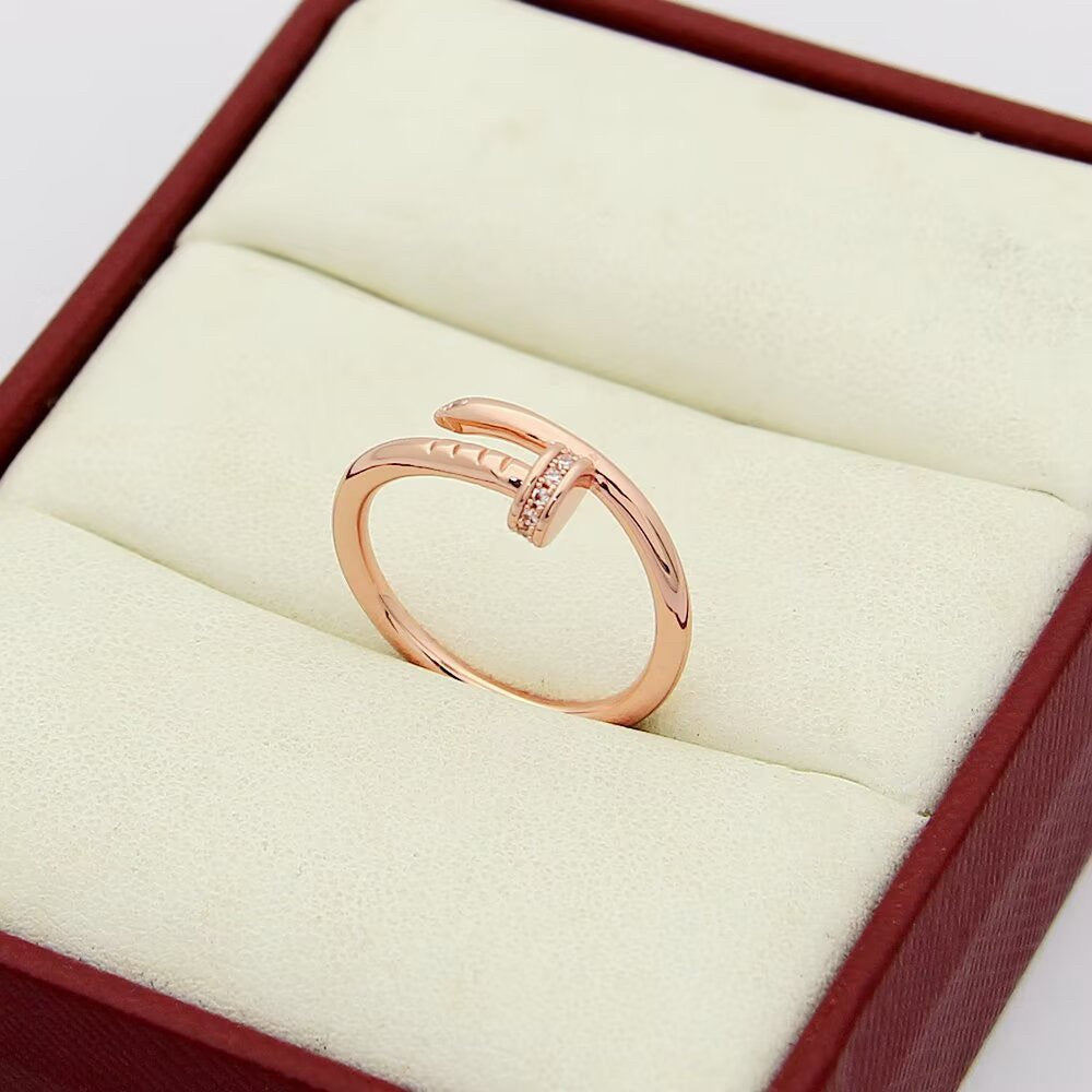 [Noble Aura jewelry]JUSTE 1.8MM HALF DIAMOND RING