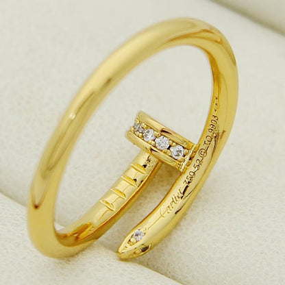 [Noble Aura jewelry]JUSTE 1.8MM HALF DIAMOND RING