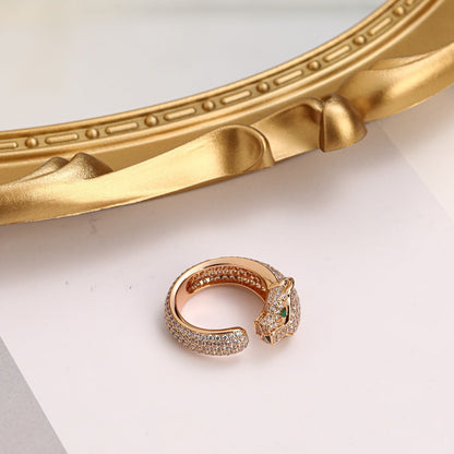 [Noble Aura jewelry]PANTHERE FULL DIAMOND SMALL RING