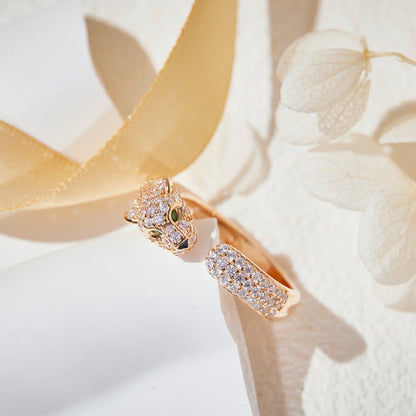 [Noble Aura jewelry]PANTHERE FULL DIAMOND SMALL RING