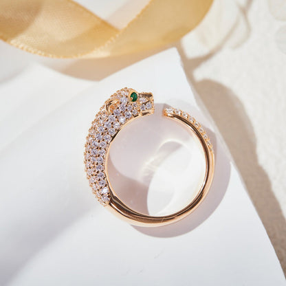 [Noble Aura jewelry]PANTHERE FULL DIAMOND SMALL RING