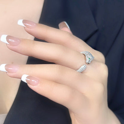 [Noble Aura jewelry]PANTHERE FULL DIAMOND SMALL RING