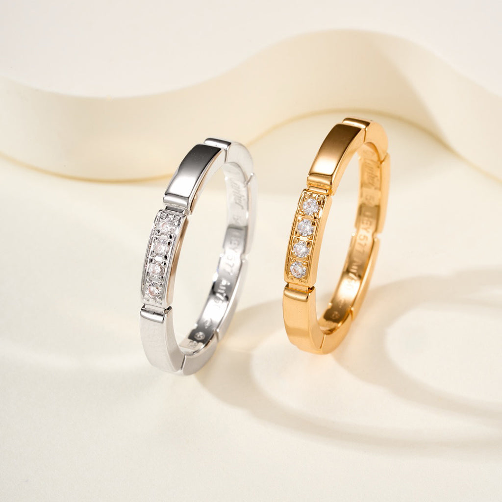 [Noble Aura jewelry]MAILLON PANTHERE 4 DIAMOND RING