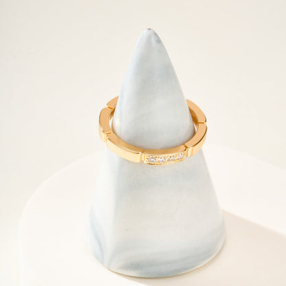 [Noble Aura jewelry]MAILLON PANTHERE 4 DIAMOND RING