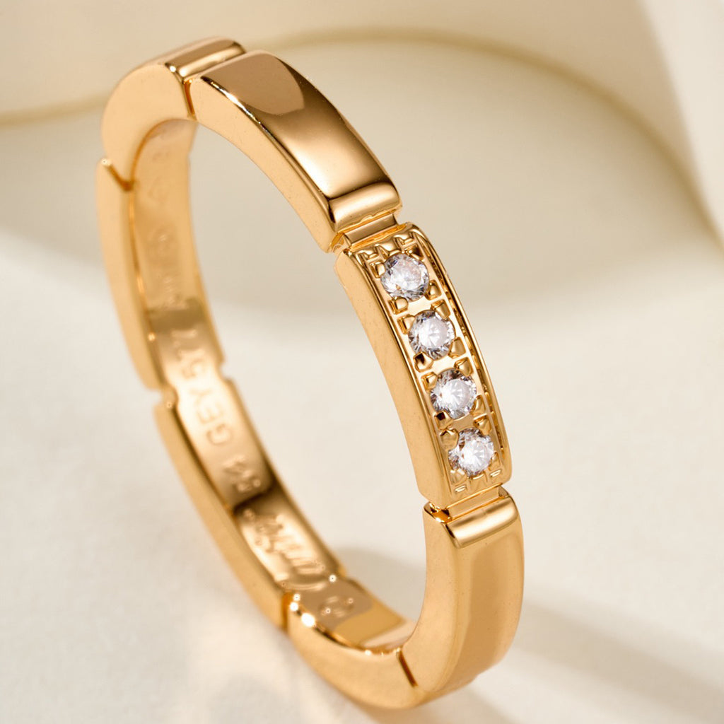 [Noble Aura jewelry]MAILLON PANTHERE 4 DIAMOND RING