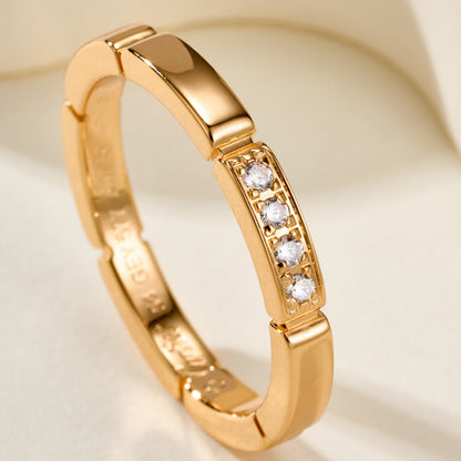 [Noble Aura jewelry]MAILLON PANTHERE 4 DIAMOND RING