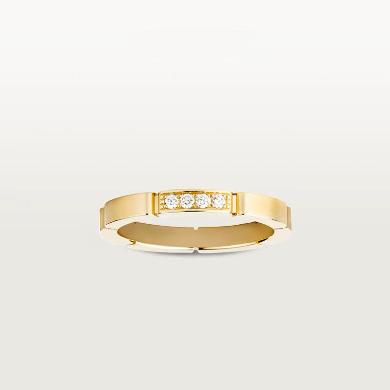 [Noble Aura jewelry]MAILLON PANTHERE 4 DIAMOND RING