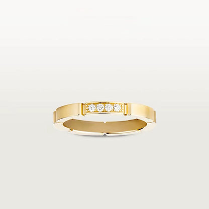 [Noble Aura jewelry]MAILLON PANTHERE 4 DIAMOND RING