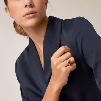 [Noble Aura jewelry]PANTHERE SPOTTED MEDIUM RING