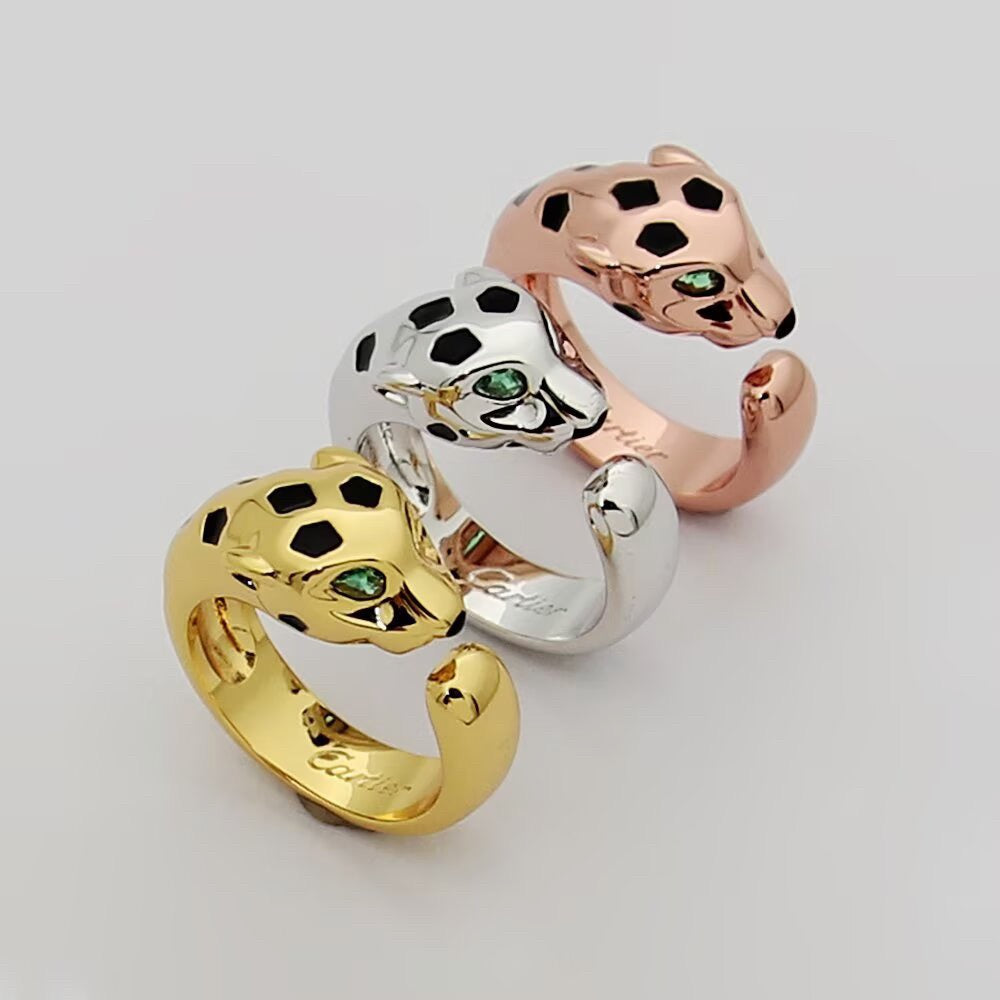 [Noble Aura jewelry]PANTHERE SPOTTED MEDIUM RING