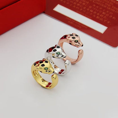 [Noble Aura jewelry]PANTHERE SPOTTED MEDIUM RING