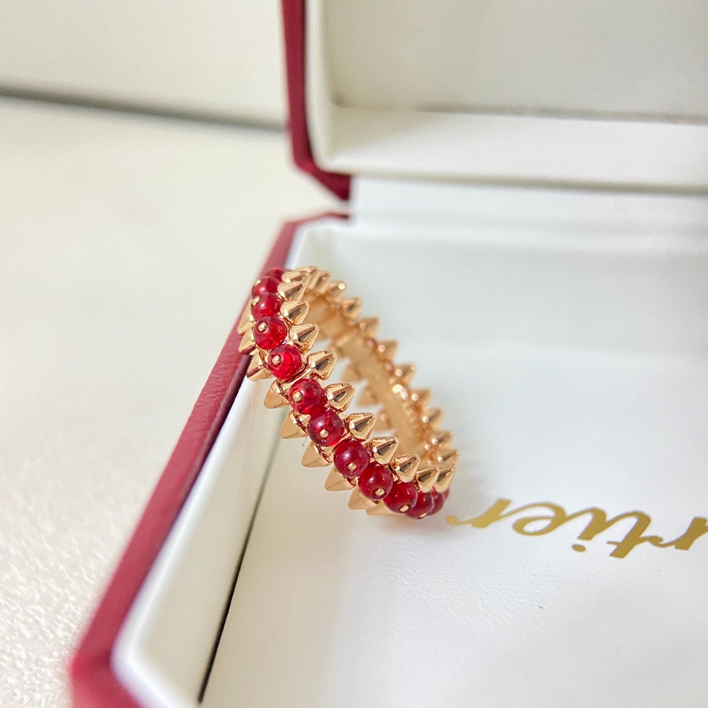 [Noble Aura jewelry]CLASH 7.9MM AGATE CHALCEDONY RING