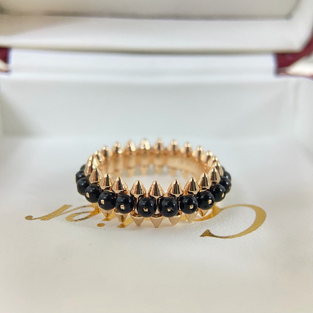 [Noble Aura jewelry]CLASH 7.9MM AGATE CHALCEDONY RING