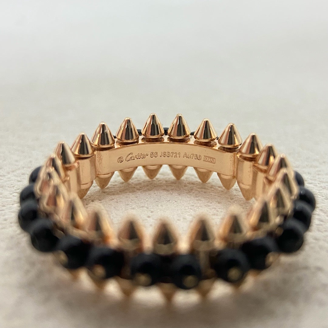 [Noble Aura jewelry]CLASH 7.9MM AGATE CHALCEDONY RING