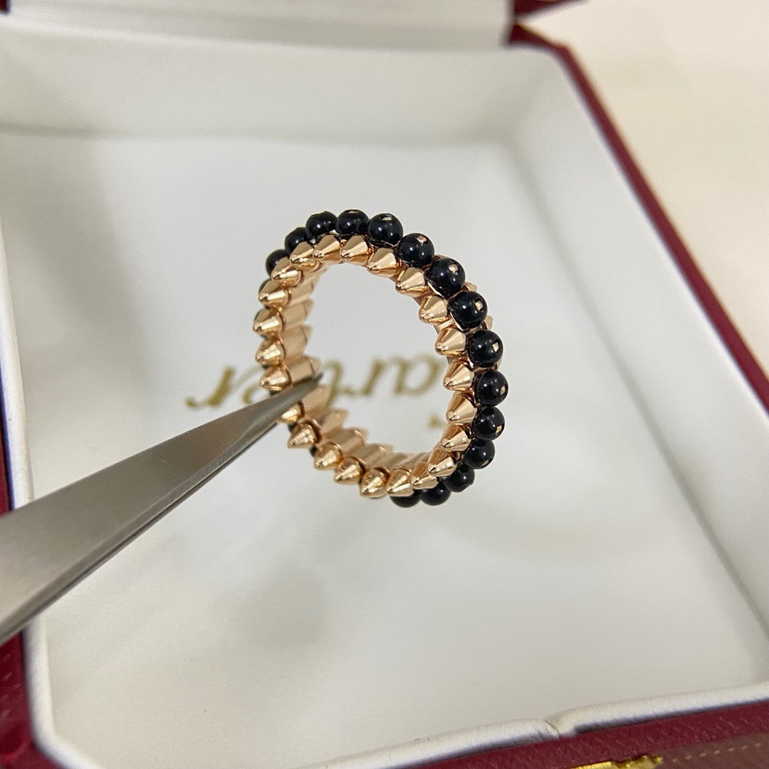 [Noble Aura jewelry]CLASH 7.9MM AGATE CHALCEDONY RING