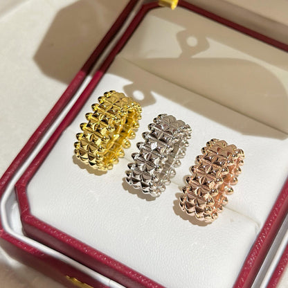[Noble Aura jewelry]CLASH 9.2MM DOUBLE ROW RING