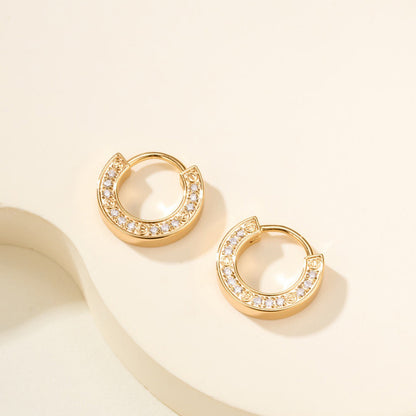 [Noble Aura jewelry]LOVE DIAMOND EARRINGS