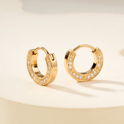 [Noble Aura jewelry]LOVE DIAMOND EARRINGS