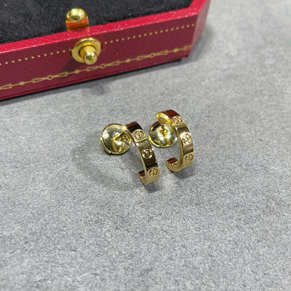 [Noble Aura jewelry]LOVE EARRINGS 2.65 MM NO DIAMOND SMALL