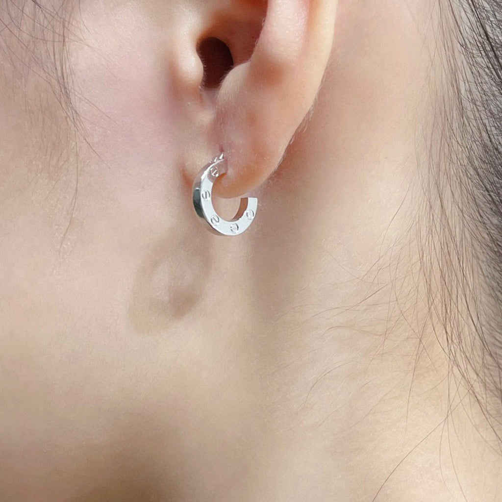 [Noble Aura jewelry]LOVE MINI EARRINGS