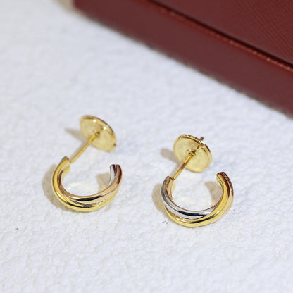 [Noble Aura jewelry]TRINITY ON DIAMOND MINI EARRINGS
