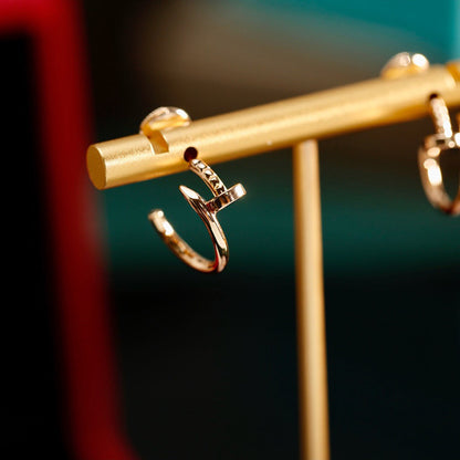 [Noble Aura jewelry]JUSTE NO DIAMOND SMALL EARRINGS
