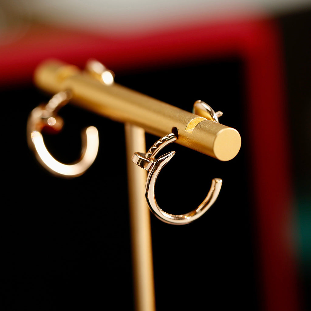 [Noble Aura jewelry]JUSTE NO DIAMOND SMALL EARRINGS