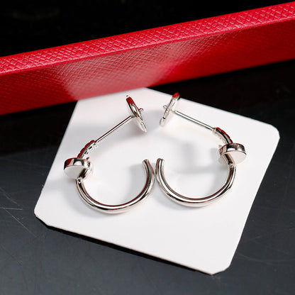 [Noble Aura jewelry]JUSTE NO DIAMOND SMALL EARRINGS