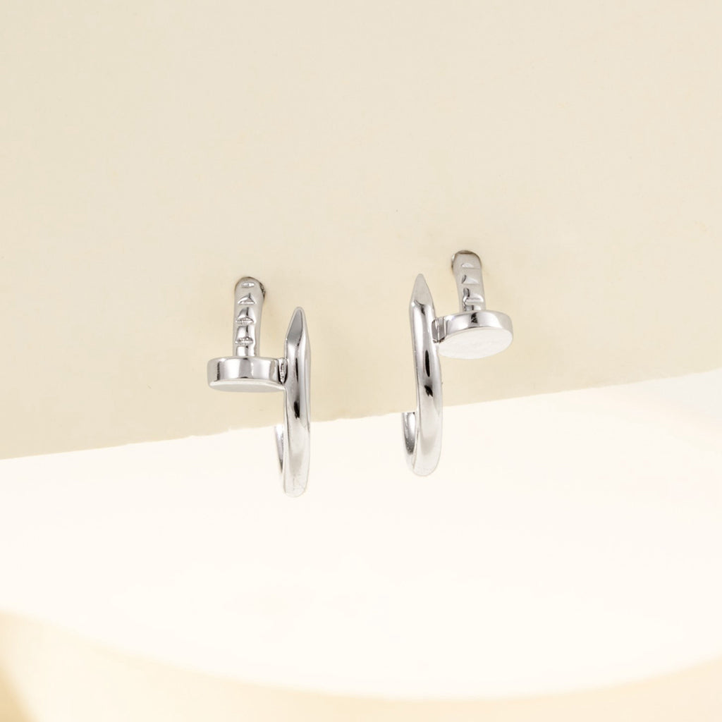 [Noble Aura jewelry]JUSTE NO DIAMOND MINI EARRINGS