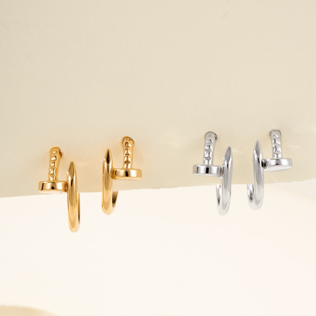 [Noble Aura jewelry]JUSTE NO DIAMOND MINI EARRINGS