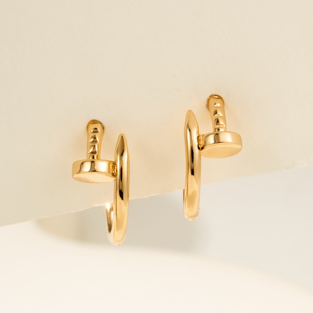 [Noble Aura jewelry]JUSTE NO DIAMOND MINI EARRINGS