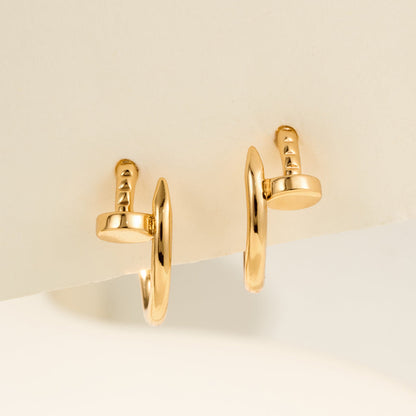 [Noble Aura jewelry]JUSTE NO DIAMOND MINI EARRINGS