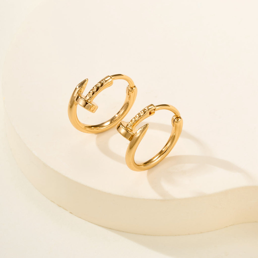 [Noble Aura jewelry]JUSTE NO DIAMOND MINI EARRINGS