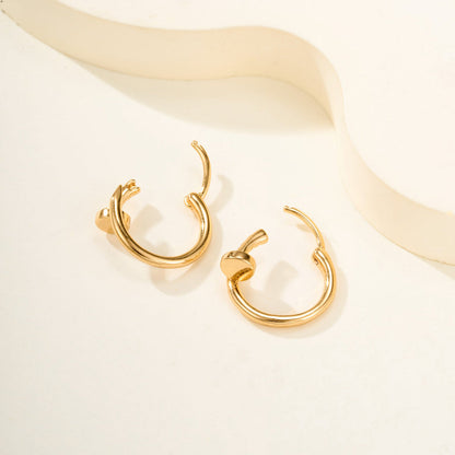 [Noble Aura jewelry]JUSTE NO DIAMOND MINI EARRINGS