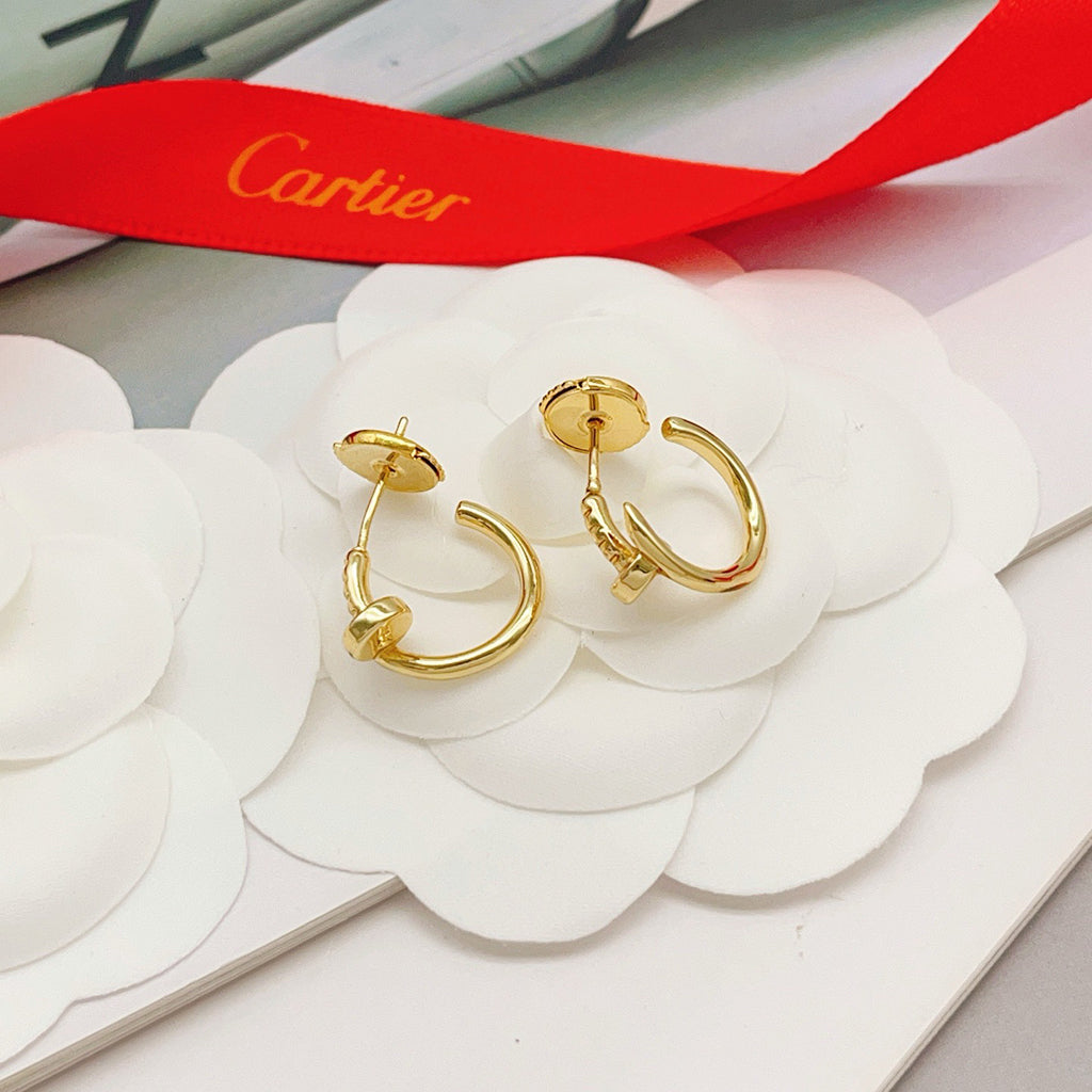 [Noble Aura jewelry]JUSTE NO DIAMOND MINI EARRINGS