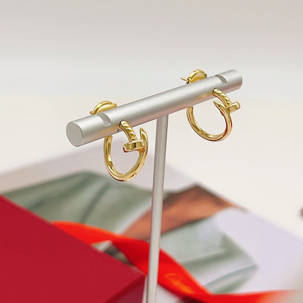 [Noble Aura jewelry]JUSTE NO DIAMOND MINI EARRINGS