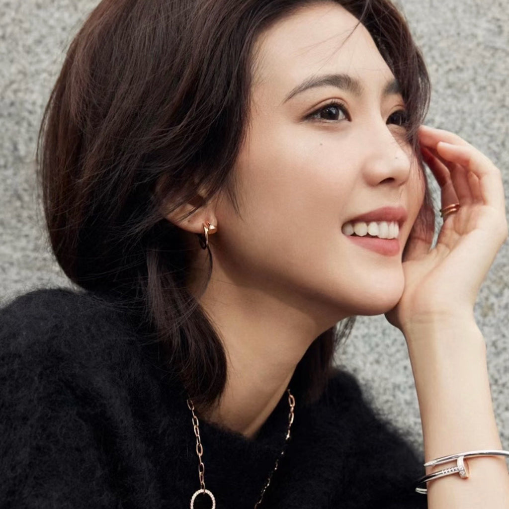 [Noble Aura jewelry]JUSTE NO DIAMOND MINI EARRINGS