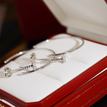 [Noble Aura jewelry]JUSTE HALF DIAMOND LARGE EARRINGS