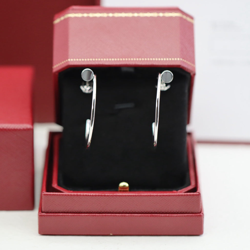 [Noble Aura jewelry]JUSTE HALF DIAMOND LARGE EARRINGS