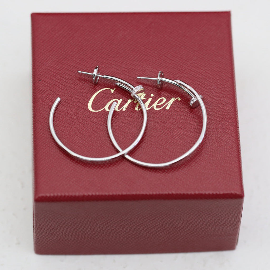 [Noble Aura jewelry]JUSTE HALF DIAMOND LARGE EARRINGS