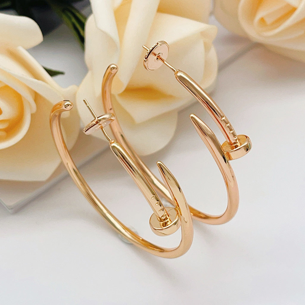 [Noble Aura jewelry]JUSTE NO DIAMOND LARGE EARRINGS